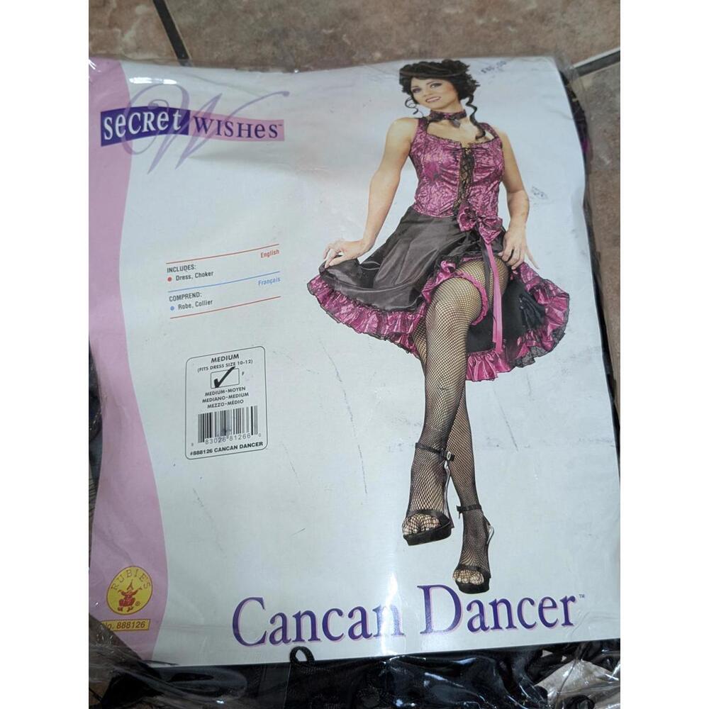 Secret Wishes Cancan Dancer Costume Medium